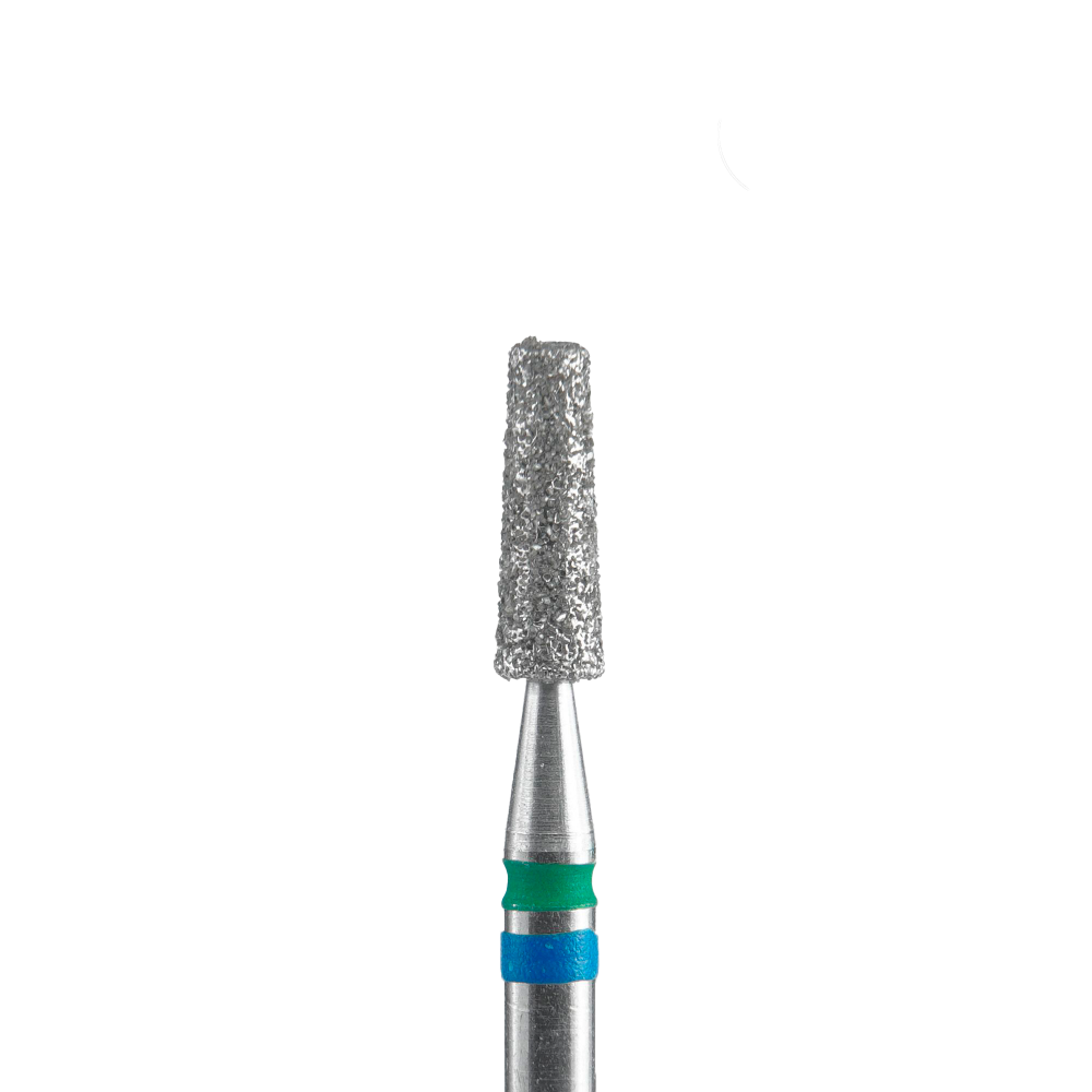 ALEZORI DIAMOND NAIL DRILL BIT DUO CONE BLUE-GREEN EXPERT HEAD – 2.5MM / 8MM